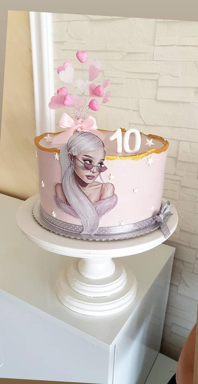 Ariana Grande Wafer / Icing Cake Topper - Etsy