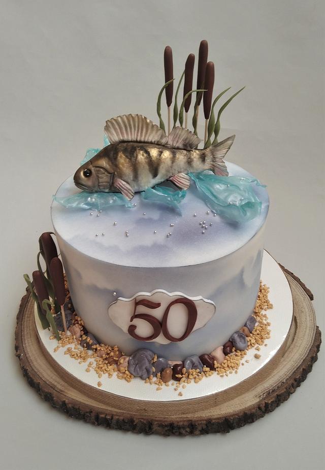 Fishing Cake Decorated Cake By Jitkap CakesDecor   6156de3eacb94254adab6fc4c32c962d 