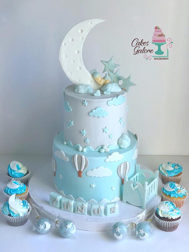Baby Shower Boy Cake By Zahraalkholy Cakesdecor