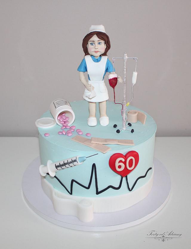 Nurses Birthday Cake - B0465 – Circo's Pastry Shop