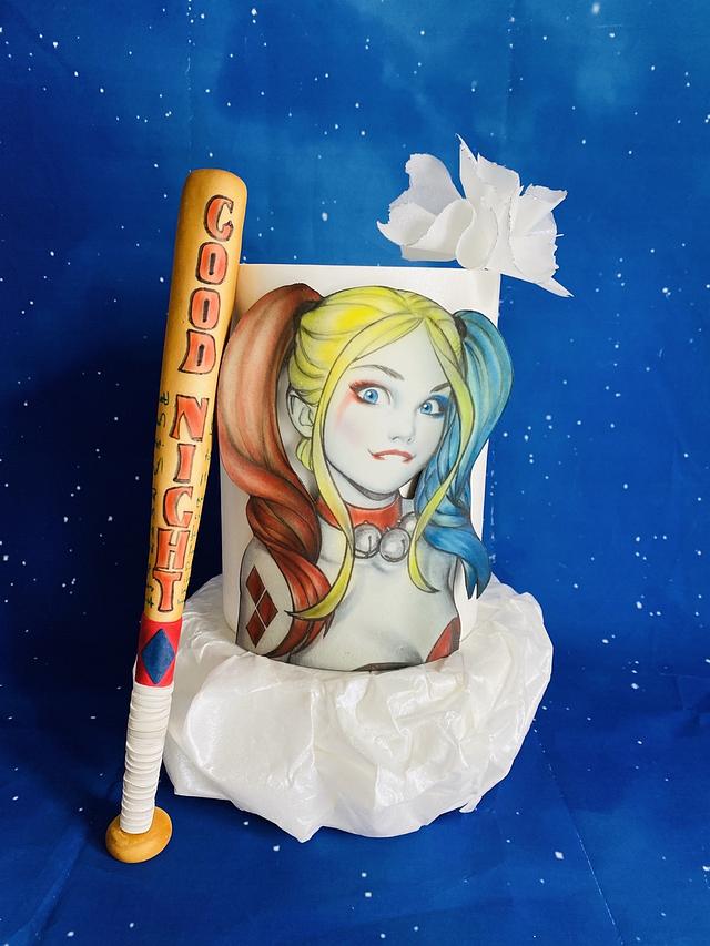 Harley Quinn Decorated Cake By Cindy Sauvage Cakesdecor