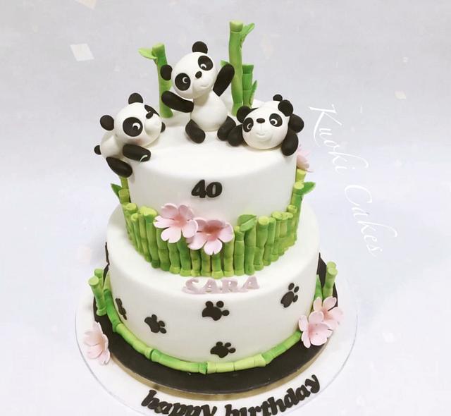 Amazon.com: Cartoon Red Panda Happy Birthday Cake Topper - Baby Panda Party  Forest Animals Glitter Cake Topper Supplies - Cartoon Red Panda Boys Girls  Birthday Party Decoration : Grocery & Gourmet Food