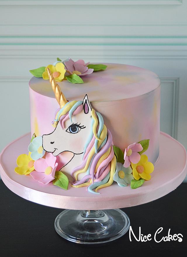 Unicorn Photo Cake | 1 Kg Unicorn Character Cake Photo - Indiagift