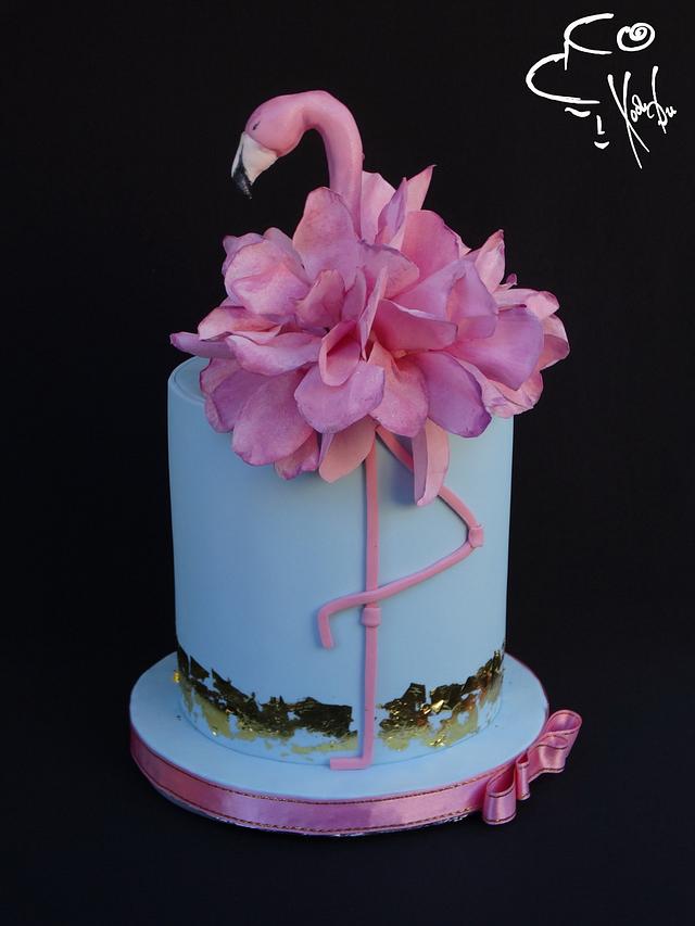 Flamingo - Decorated Cake by Diana - CakesDecor