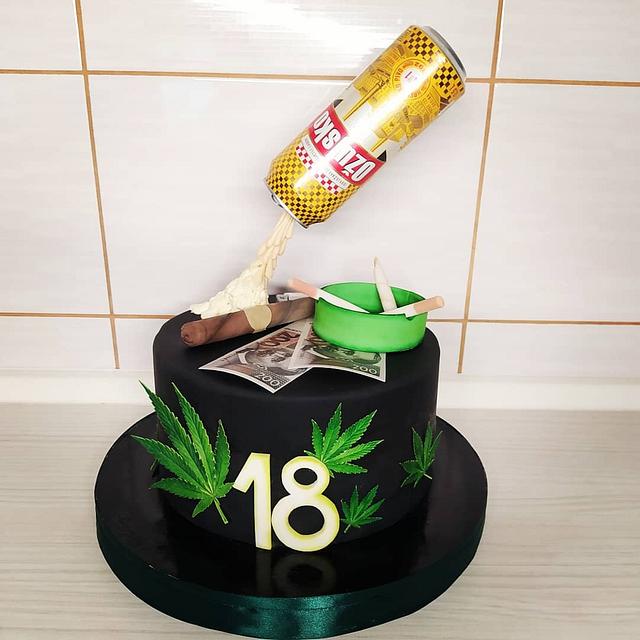 Macs cakery - Custom 18th birthday cake 🎂 #18thbirthday... | Facebook