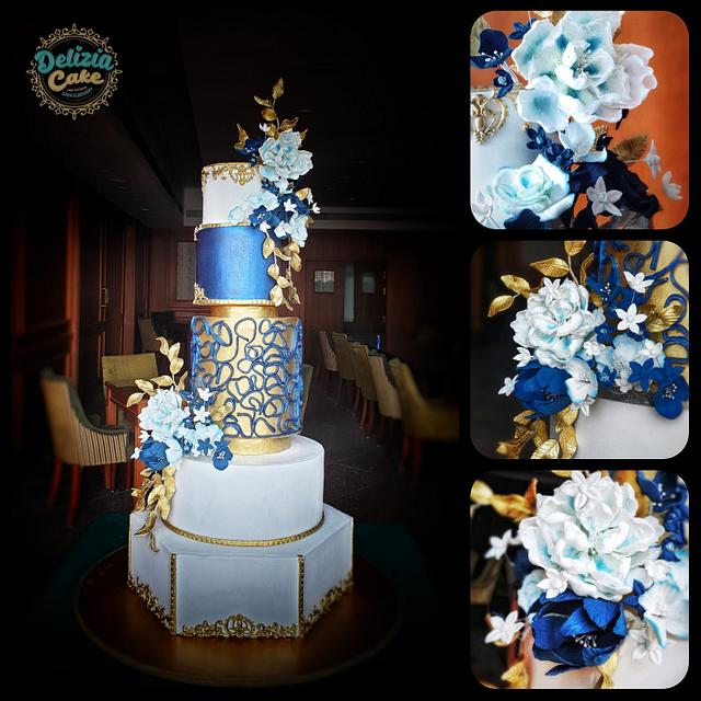 wedding cake - Decorated Cake by Sara_Elbehiery - CakesDecor