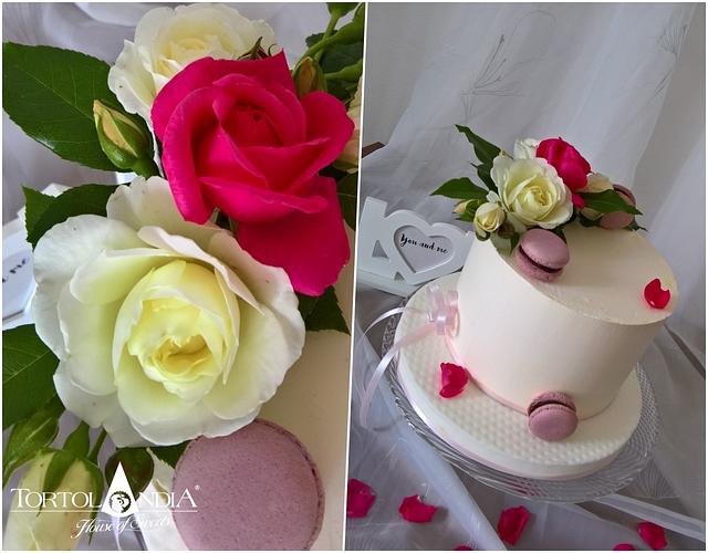 Romantic birthday cake
