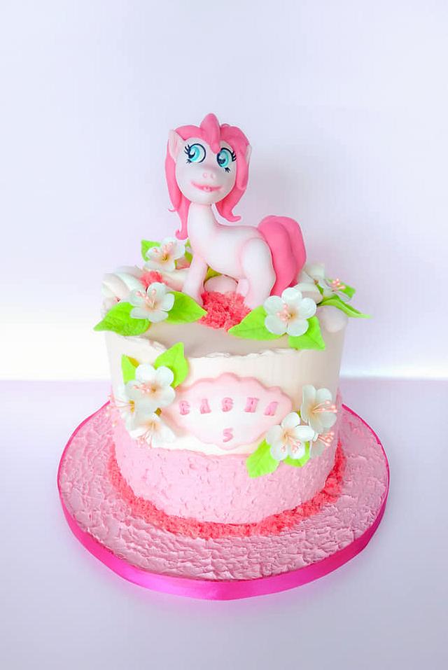 Pink pony - Decorated Cake by Dari Karafizieva - CakesDecor