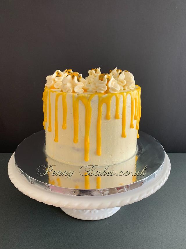 Passion fruit layer cake - Cake by Penny Sue - CakesDecor