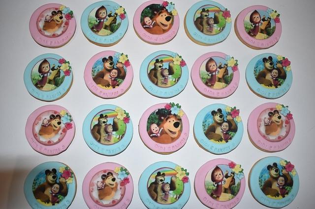 Marsha And The Bear Cookies Decorated Cookie By Daria Cakesdecor 5147