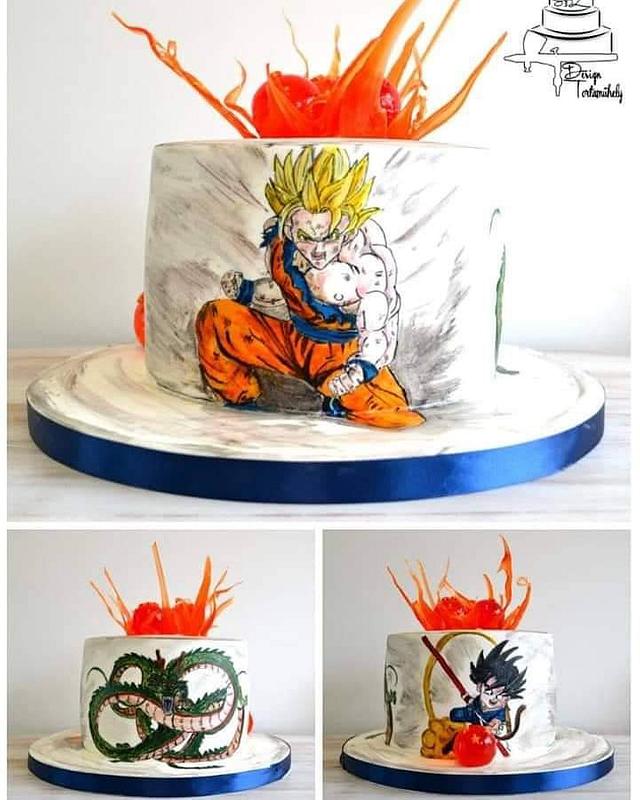 Dragon ball cake - cake by Krisztina Szalaba - CakesDecor