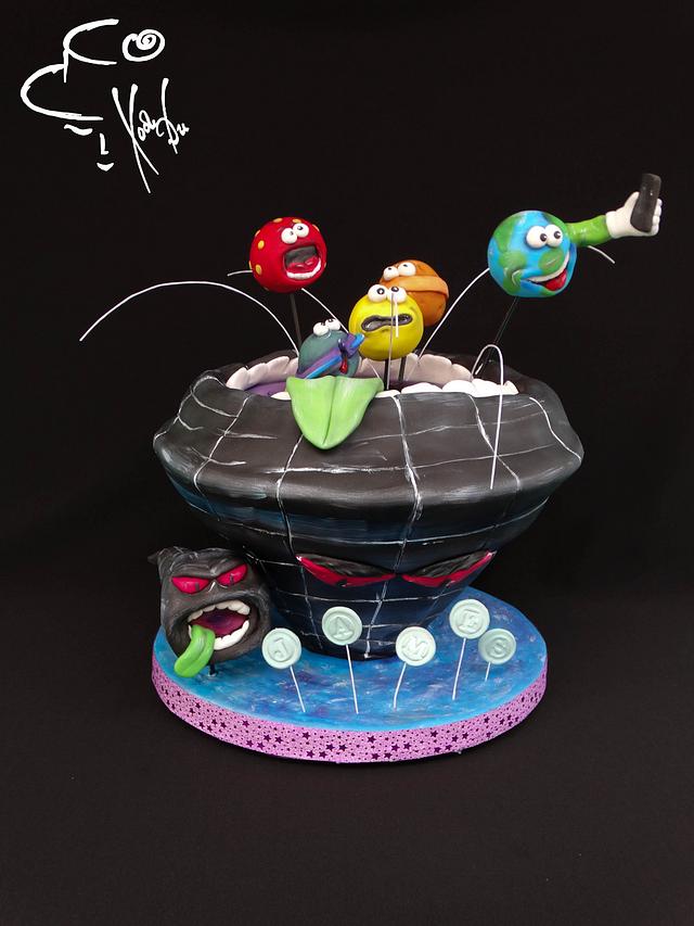 Black Hole Cake By Diana CakesDecor