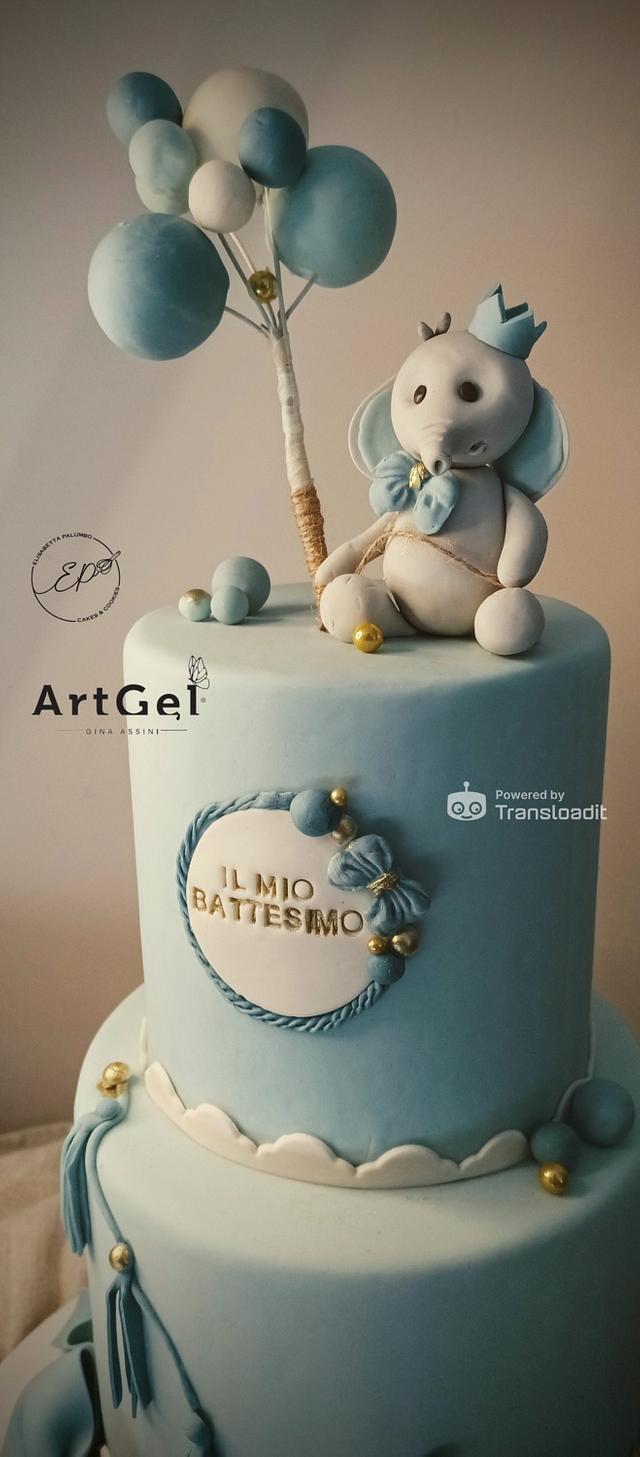 Battesimo - Decorated Cake by Elisabetta Palumbo - CakesDecor