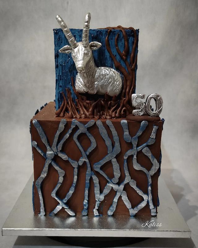 birthday in the sign of Capricorn - Decorated Cake by - CakesDecor