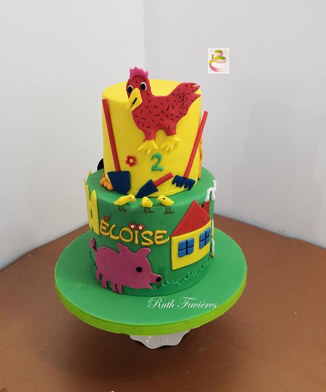 La Petite Poule Rousse Cake By Ruth Gatoandcake Cakesdecor