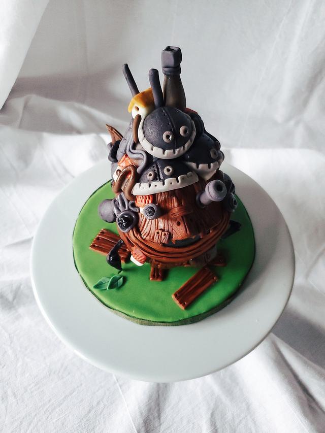 Howl's Moving Castle Cake - Cake by Sydney Megan Connor - CakesDecor