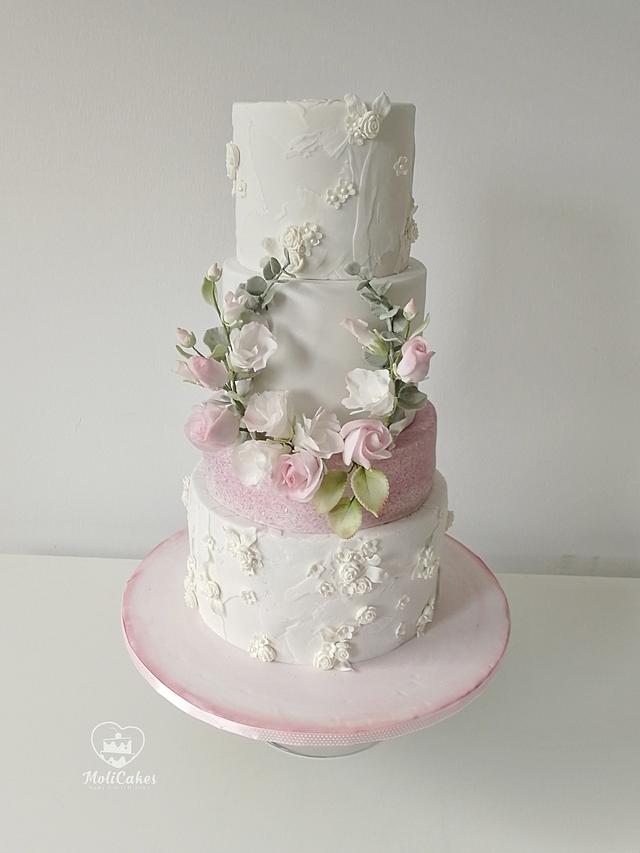 Wedding set - Cake by MOLI Cakes - CakesDecor