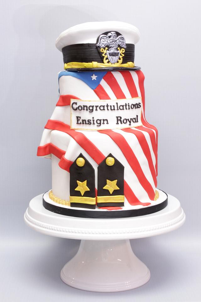 Ensign Royal - Decorated Cake by Anchored in Cake - CakesDecor