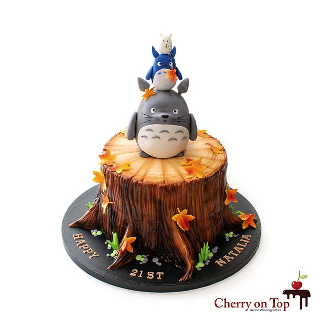 My Neighbor Totoro Cake Decorated Cake By Cherry On Top CakesDecor