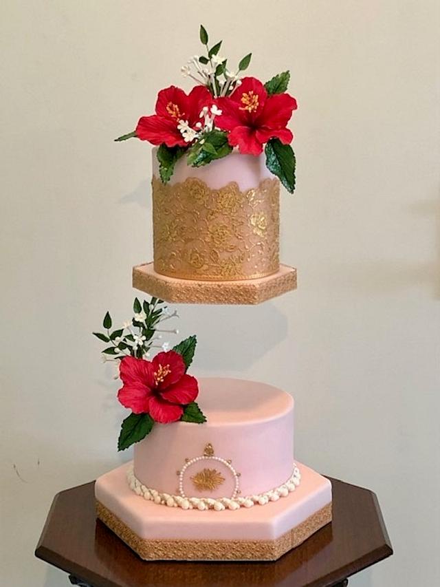 Floating cake Decorated Cake by Patricia M CakesDecor