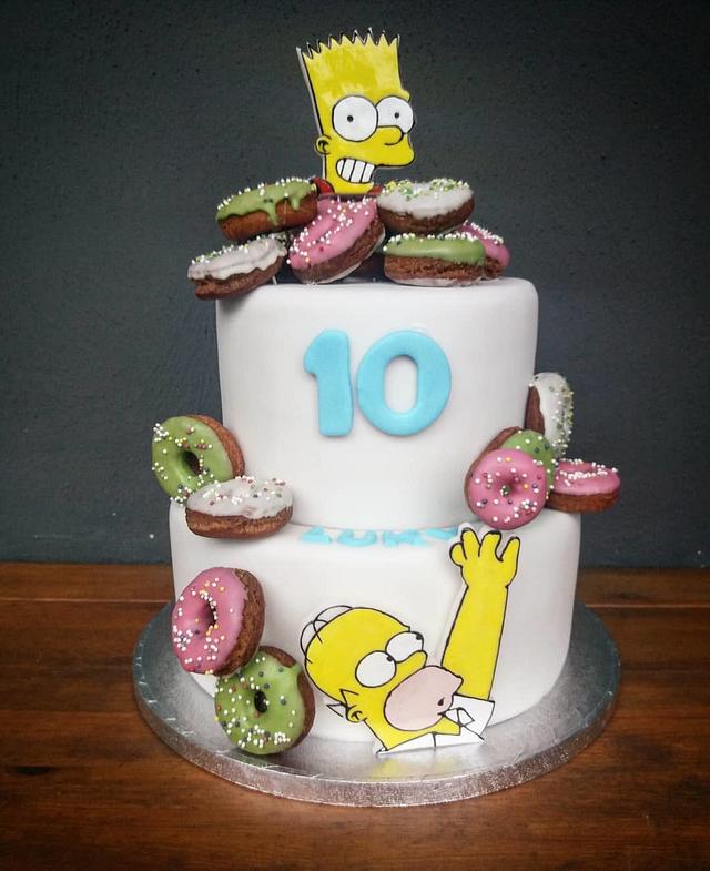 Bart simpson cake.. thank you for... - Sweet apple creations | Facebook