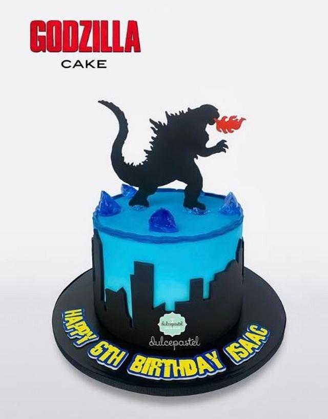 Torta Godzilla en Medellín realizada por Dulcepastel.com - CakesDecor