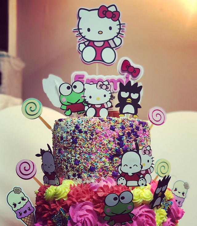 Sanrio Birthday Cake Decorated Cake by Kelly CakesDecor