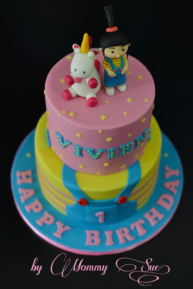 Agnes - Despicable Me Themed Cake