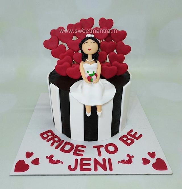 Bride To Be Cake Decorated Cake By Sweet Mantra Cakesdecor