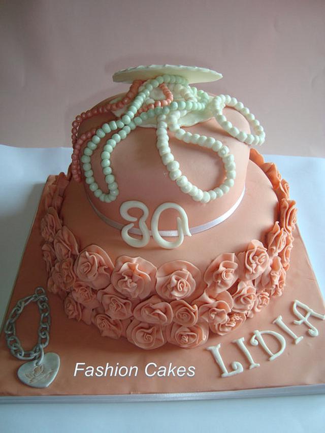 Cake Jewel Decorated Cake by fashioncakesviviana CakesDecor