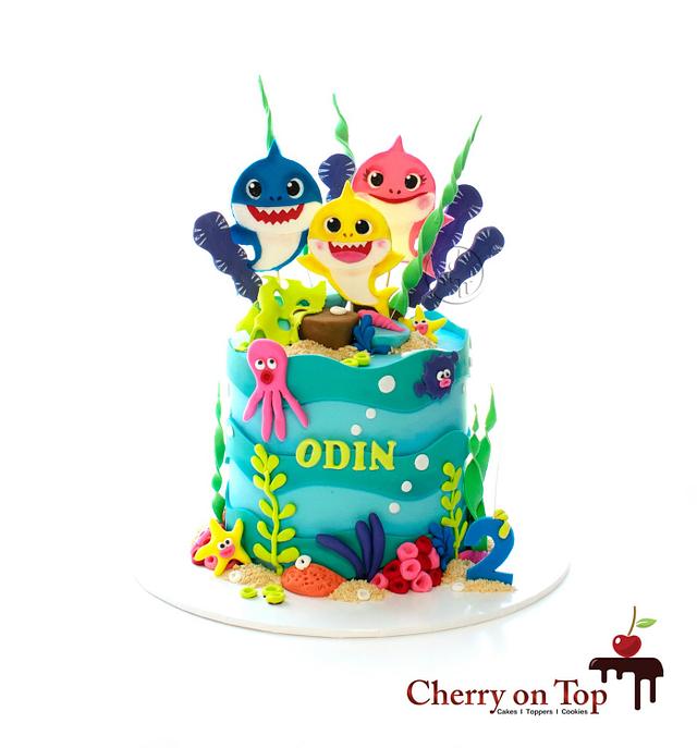 Baby Shark Doo Doo Doo Doo Doo Doo Cake By Cherry Cakesdecor