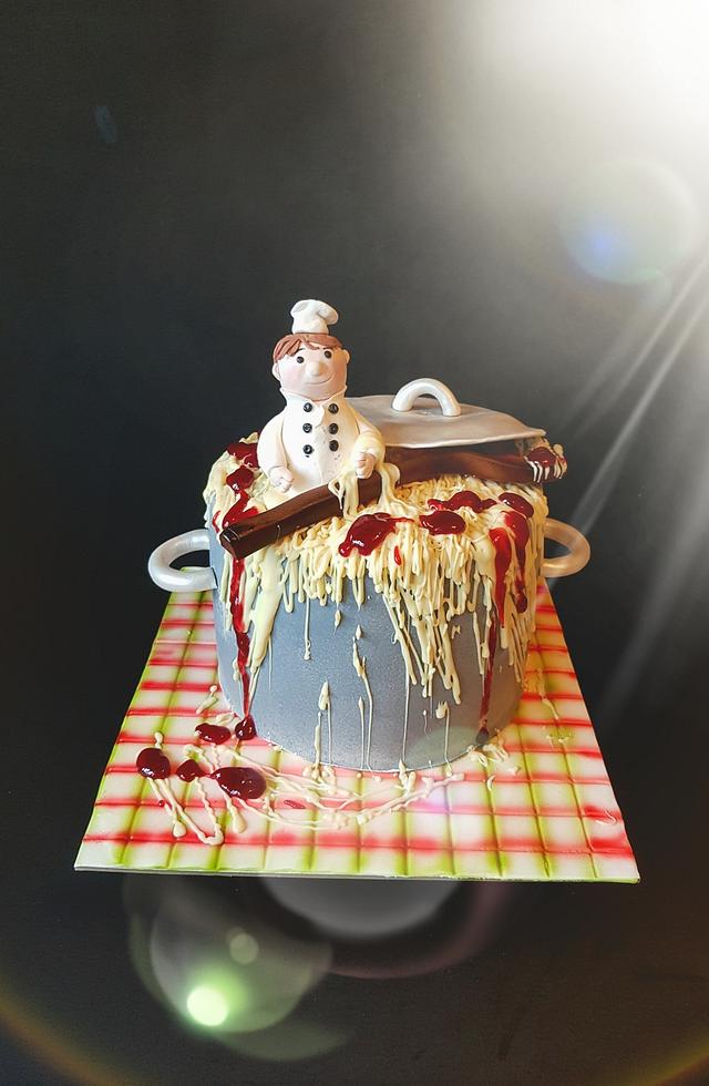 Chef Cake Decorated Cake By Gena Cakesdecor 9966