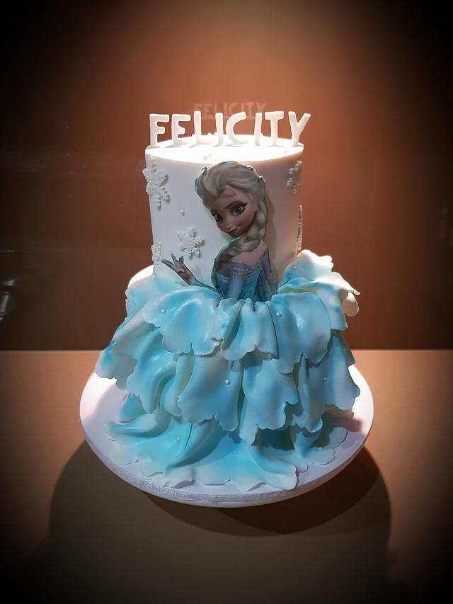 Elsa Frozen Cakes Cake By Su Cake Artist Cakesdecor