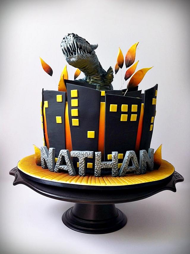 Transformers - Grimlock - Decorated Cake by Dream Cakes - CakesDecor