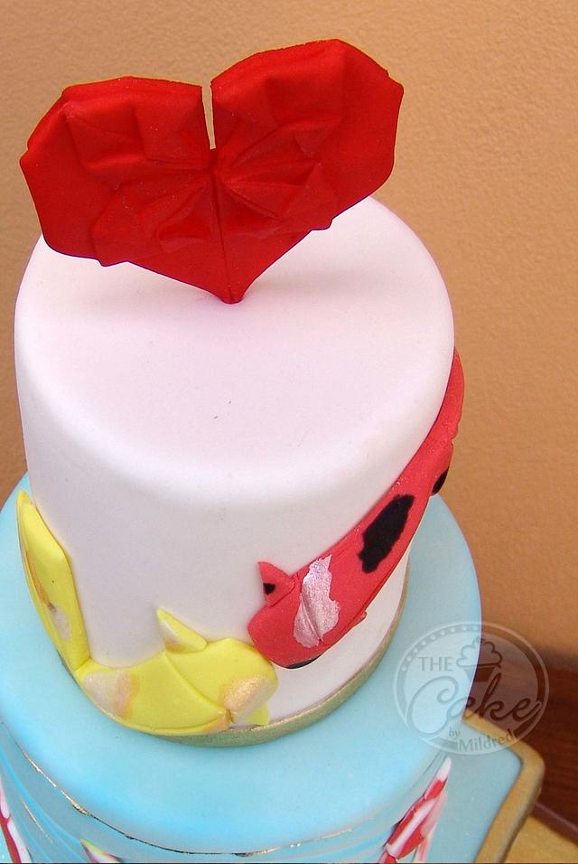 Origami Koi Fish Wedding Cake Cake By TheCake By CakesDecor   A9kbmqwccqqt5oopjvtn 