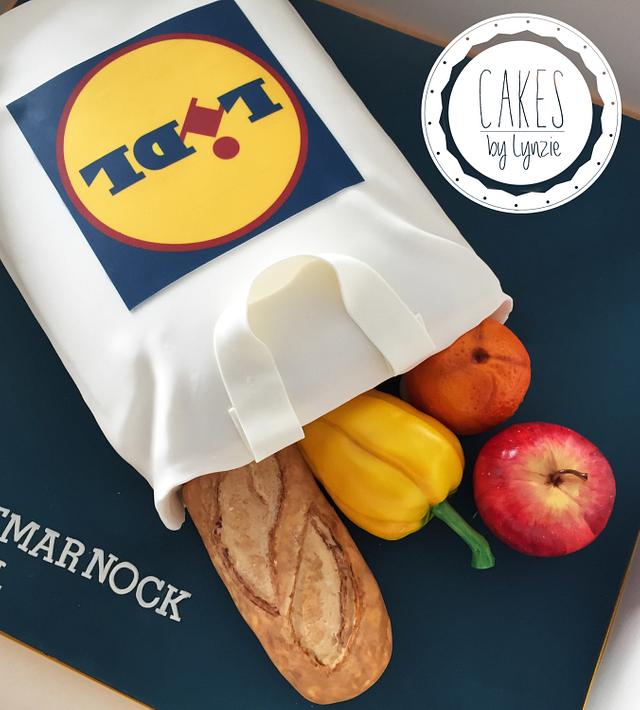 Lidl Cake Decorated Cake by Cakes by Lynzie CakesDecor