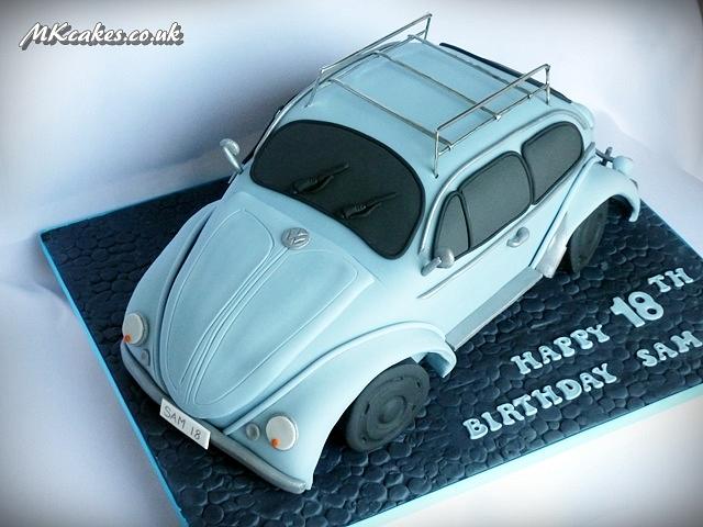 Classic VW Beetle - Decorated Cake by Iwona - - CakesDecor