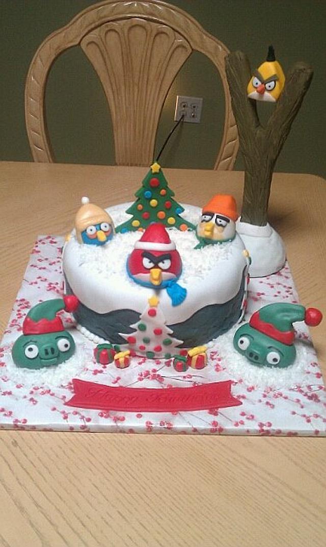 Angry birds seasons cake