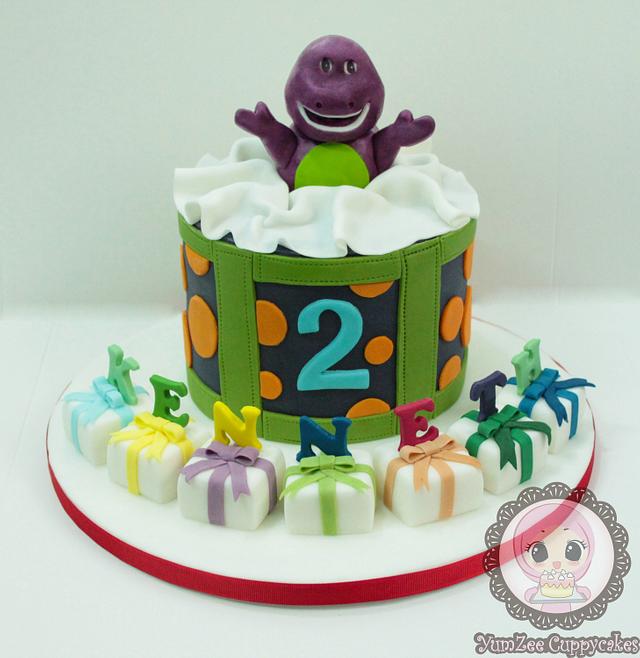 Barney cake - Decorated Cake by YumZee_Cuppycakes - CakesDecor