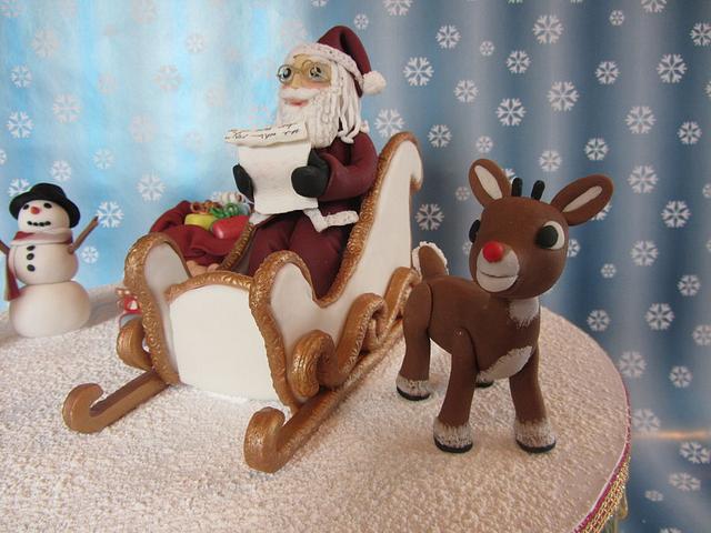 Christmas Cake Topper - Cake by Cake Creations by ME - - CakesDecor