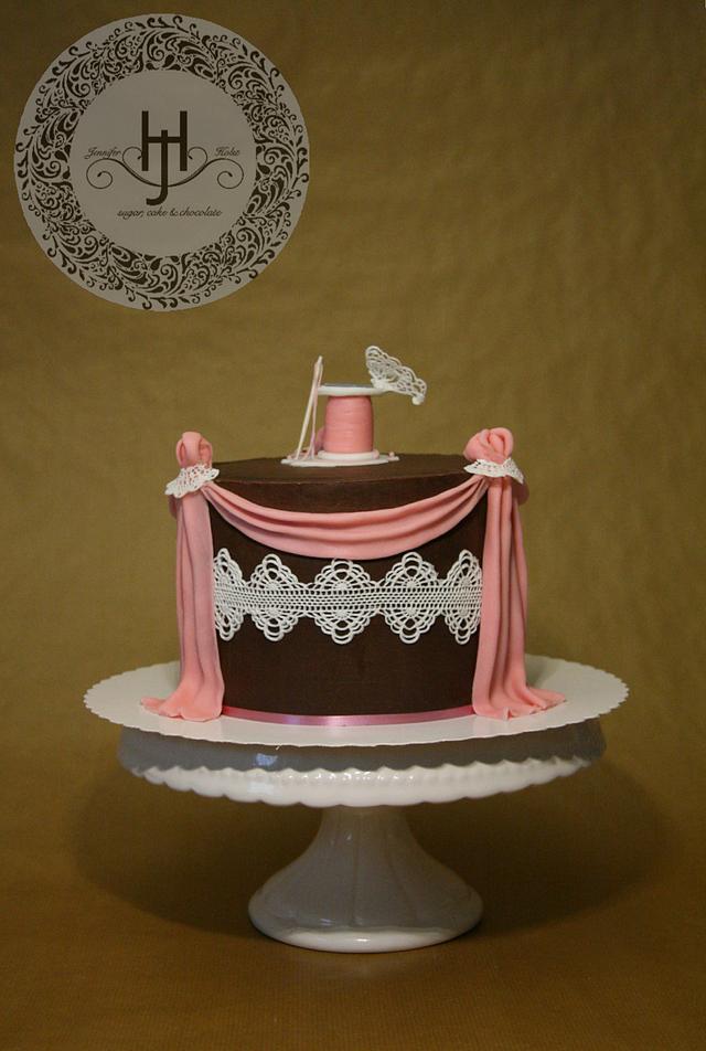 Sewing Birthday Cake Decorated Cake By Jennifer Holst • Cakesdecor 