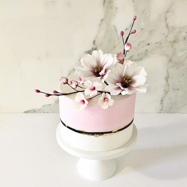 Colour Blocking with Spring Sugar Flowers