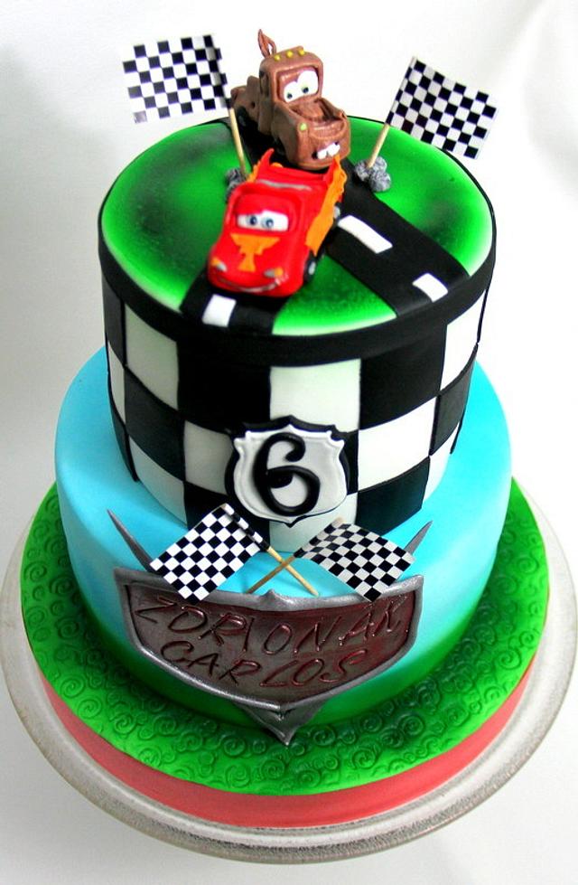 Tarta Disney Cars - Pamplona / Navarra - Cake by SORELLAS - CakesDecor