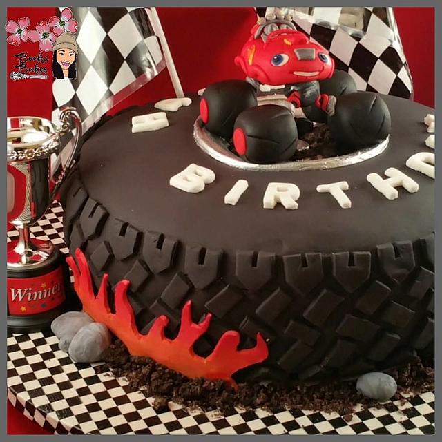 Monster Truck Madness! - Cake by Shanita - CakesDecor