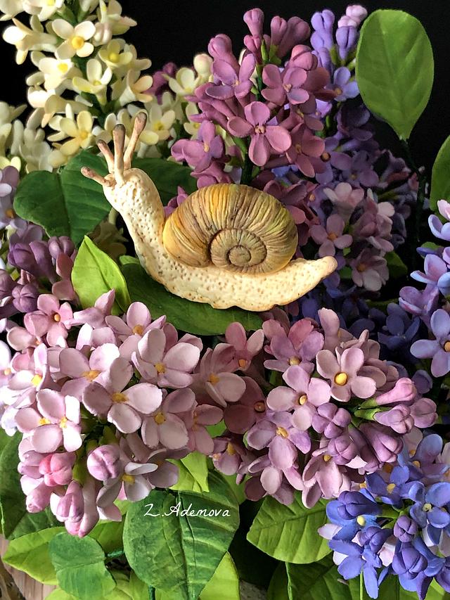 Lilac Blossom Garden Cake!....
