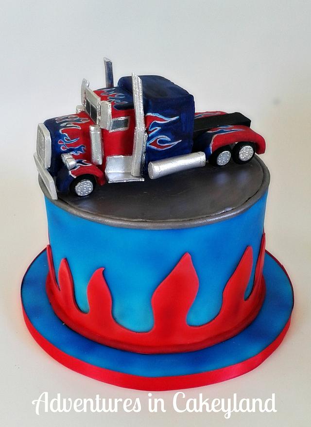 Fastest Optimus Prime Cake