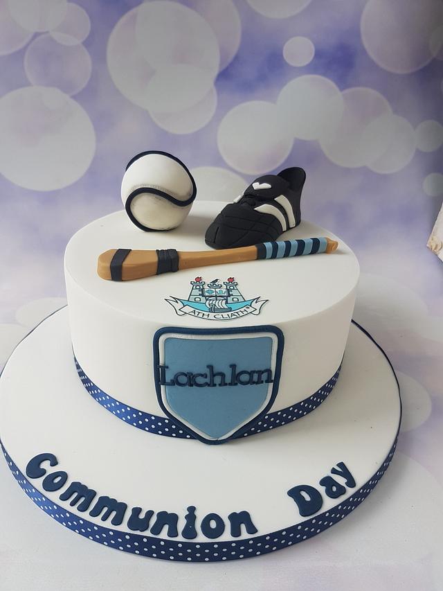 Dublin Hurling Fan cake. cake by Jenny Dowd CakesDecor