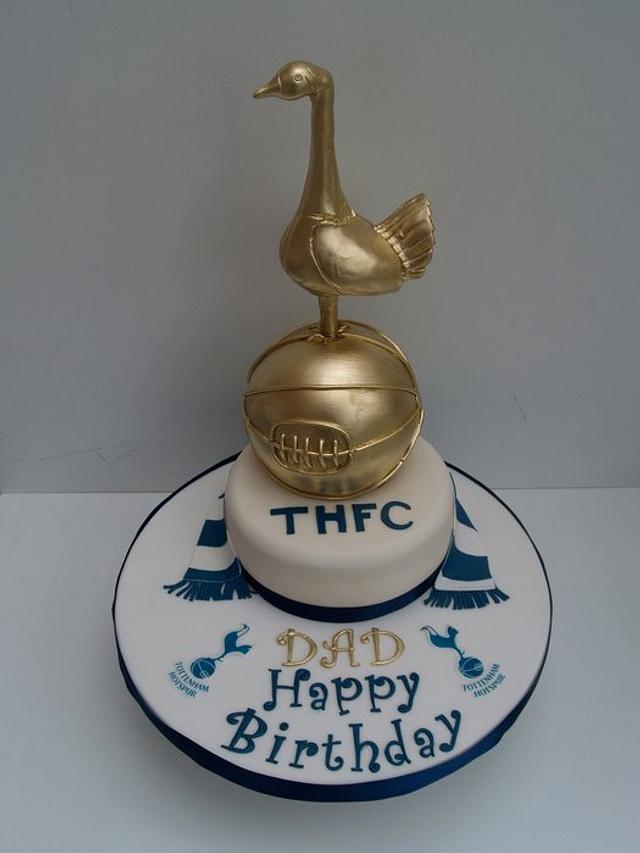 Tottenham Hotspur Football Birthday Cake Cake By Cakesdecor