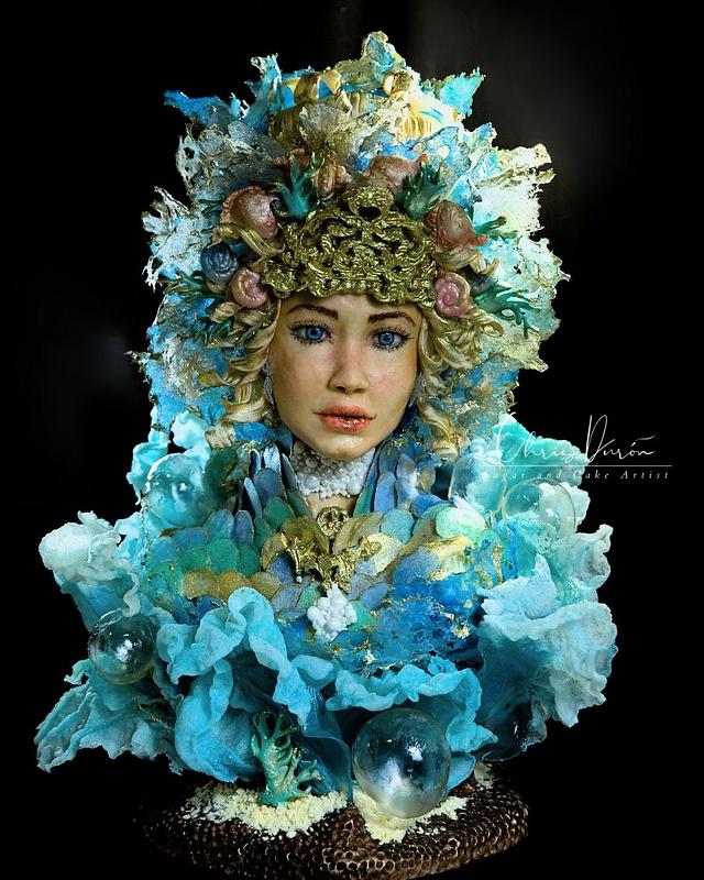 The Queen of the Depths - Decorated Cake by Chris Durón - CakesDecor