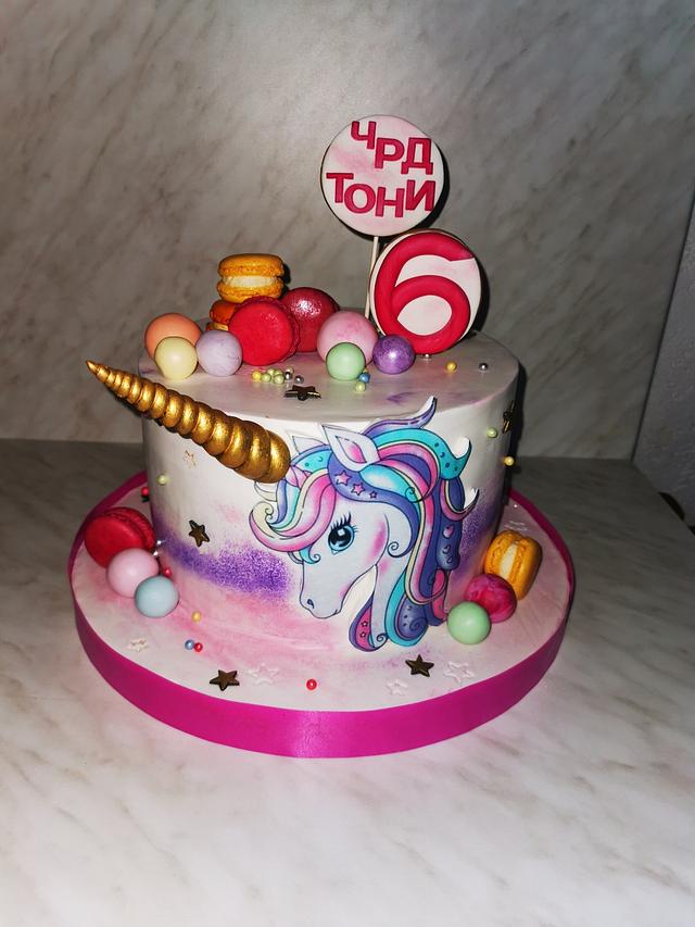 Торта с еднорог - Decorated Cake by CakeBI9 - CakesDecor